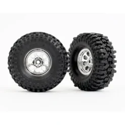 9873 Traxxas Premounts (Chr 1.0" Wheels, MT Baja Pro XS 2.4x1.0") (2) - Little Painter Art | Exploring the Endless Possibilities of Art| Shop All