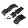 8637 Traxxas Skid plate set, front/ skid plate, rear/3x10 BCS - Little Painter Art | Exploring the Endless Possibilities of Art| Brush
