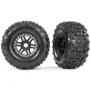 8973 Traxxas Sledgehammer Tires & wheels, glued (black wheels) - Little Painter Art | Exploring the Endless Possibilities of Art| Shop All