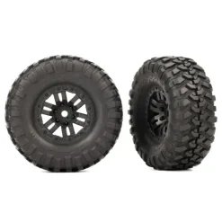 9773 Traxxas Tires & Wheels, Premounted (Black 1.0", Canyon Trail) - Little Painter Art | Exploring the Endless Possibilities of Art| Shop All
