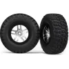 6873 Traxxas Tires & wheels, assembled, glued (SCT Split-Spoke satin finish) - Little Painter Art | Exploring the Endless Possibilities of Art| Brush