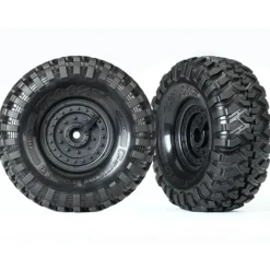 8273 Traxxas Tires and wheels, assembled, glued (Tactical wheels) - Little Painter Art | Exploring the Endless Possibilities of Art| Shop All