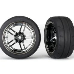 8374 Traxxas Tires and wheels, glued chrome, 1.9" Response tires Rear - Little Painter Art | Exploring the Endless Possibilities of Art| Brush