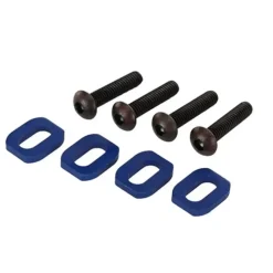 7759 Traxxas Washers, motor mount, aluminum (blue-anodized) (4)/ 4x18 - Little Painter Art | Exploring the Endless Possibilities of Art| Shop All