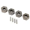 9069 Traxxas Wheel hubs, 12mm hex (steel), extreme heavy duty (4) - Little Painter Art | Exploring the Endless Possibilities of Art| Brush