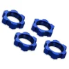7758 Traxxas Wheel nuts, splined, 17mm, serrated (Blue-anodized) (4) - Little Painter Art | Exploring the Endless Possibilities of Art| Brush