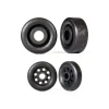 9461 Traxxas Wheels, wheelie bar, black (26mm (2), 18mm (2)) - Little Painter Art | Exploring the Endless Possibilities of Art| Brush
