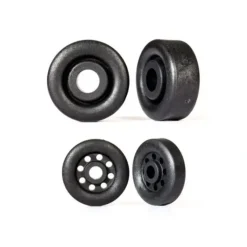 9461 Traxxas Wheels, wheelie bar, black (26mm (2), 18mm (2)) - Little Painter Art | Exploring the Endless Possibilities of Art| Brush
