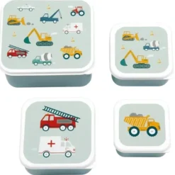 A Little Lovely Co. Lunch Container Set - Vehicles - Little Painter Art | Exploring the Endless Possibilities of Art| Shop All