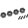 8269A Traxxas Wheel Hubs, 12mm Hex, 6061-T6 Aluminum Charcoal Gray - Little Painter Art | Exploring the Endless Possibilities of Art| Shop All