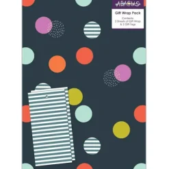 Abacus Gift Wrap Pack with Tags - Spots - Little Painter Art | Exploring the Endless Possibilities of Art| Shop All
