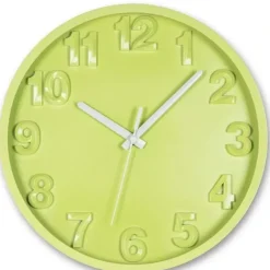 Abbott 12" Wall Clock - Green - Little Painter Art | Exploring the Endless Possibilities of Art| Hot