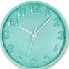 Abbott 12" Wall Clock - Turquoise - Little Painter Art | Exploring the Endless Possibilities of Art| Hot