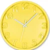 Abbott 12" Wall Clock - Yellow - Little Painter Art | Exploring the Endless Possibilities of Art| Hot