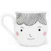 Abbott Bone China Mug 16oz Face, His or Hers - Little Painter Art | Exploring the Endless Possibilities of Art| Hot