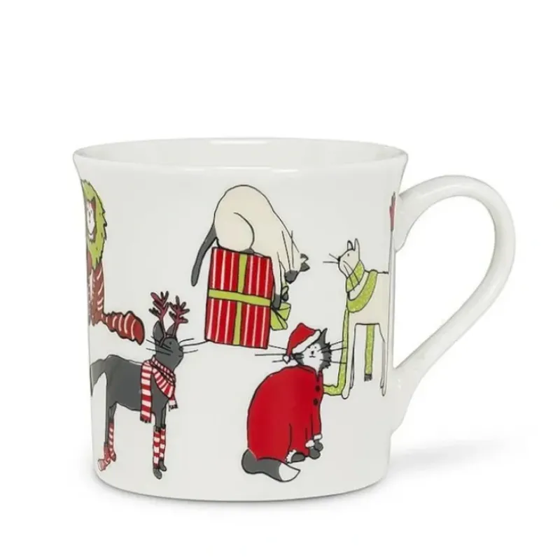 Abbott Bone China Mug 12oz Holicats - Little Painter Art | Exploring the Endless Possibilities of Art| Hot