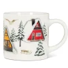 Abbott Bone China Mug 14oz Winter Cabins - Little Painter Art | Exploring the Endless Possibilities of Art| Shop All