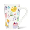 Abbott Ceramic Mug 14oz Cats & Flowers - Little Painter Art | Exploring the Endless Possibilities of Art| Hot