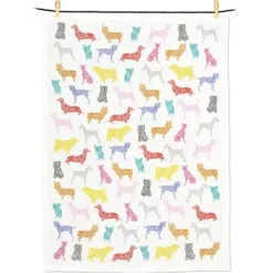 Abbott Cotton Tea Towel - Speckled Dogs - Little Painter Art | Exploring the Endless Possibilities of Art| Hot