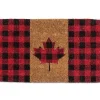 Abbott Doormat - Check Maple Leaf - Little Painter Art | Exploring the Endless Possibilities of Art| Hot