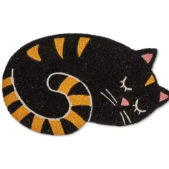 Abbott Doormat - Curled Cat - Little Painter Art | Exploring the Endless Possibilities of Art| Shop All