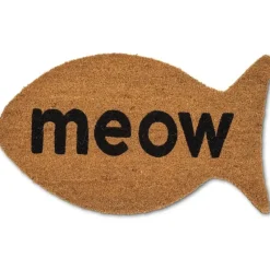 Abbott Doormat - Meow Fish-Shaped - Little Painter Art | Exploring the Endless Possibilities of Art| Shop All