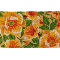 Abbott Doormat - Peach Field Flowers - Little Painter Art | Exploring the Endless Possibilities of Art| Shop All