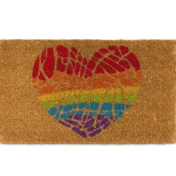 Abbott Doormat - Rainbow Heart - Little Painter Art | Exploring the Endless Possibilities of Art| Shop All