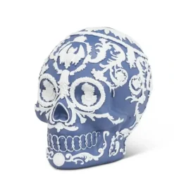 Abbott Embossed Scroll Skull - Blue - Little Painter Art | Exploring the Endless Possibilities of Art| Shop All