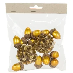 Abbott Gold Pinecone & Acorn Decorations - Little Painter Art | Exploring the Endless Possibilities of Art| Hot