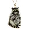 Abbott Hanging Metal Ornament - Raccoon - Little Painter Art | Exploring the Endless Possibilities of Art| Hot