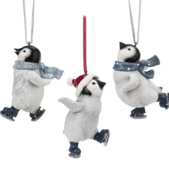 Abbott Hanging Ornament - Skating Penguin (Assorted) - Little Painter Art | Exploring the Endless Possibilities of Art| Shop All