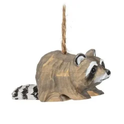Abbott Hanging Wooden Ornament - Raccoon - Little Painter Art | Exploring the Endless Possibilities of Art| Hot