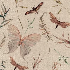 Abbott Lunch Napkins 20pk - Elegant Moths - Little Painter Art | Exploring the Endless Possibilities of Art| Shop All
