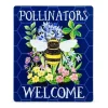 Abbott Metal Sign - Pollinators Welcome - Little Painter Art | Exploring the Endless Possibilities of Art| Shop All
