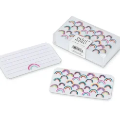 Abbott Mini Memo Notecards 50pk - Rainbows - Little Painter Art | Exploring the Endless Possibilities of Art| Hot