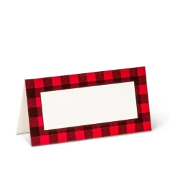 Abbott Placecards 12pk Buffalo Plaid - Little Painter Art | Exploring the Endless Possibilities of Art| Shop All