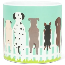 Abbott Planter - Large Fence Dogs - Little Painter Art | Exploring the Endless Possibilities of Art| Shop All