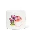 Abbott Planter - Small Bunny & Crocus - Little Painter Art | Exploring the Endless Possibilities of Art| Shop All