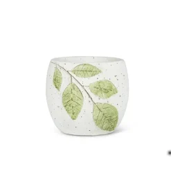 Abbott Planter - Small Green Leaf - Little Painter Art | Exploring the Endless Possibilities of Art| Shop All