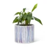 Abbott Planter - Small Shibori Lines - Little Painter Art | Exploring the Endless Possibilities of Art| Shop All