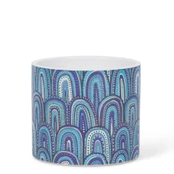 Abbott Planter - Small Wavy Blue - Little Painter Art | Exploring the Endless Possibilities of Art| Shop All