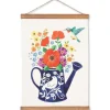 Abbott Scroll Wall Decor - Flowers & Watering Can - Little Painter Art | Exploring the Endless Possibilities of Art| Hot