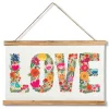 Abbott Scroll Wall Decor - Floral LOVE - Little Painter Art | Exploring the Endless Possibilities of Art| Hot