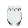 Abbott Stemless Wine Glass - Bees - Little Painter Art | Exploring the Endless Possibilities of Art| Shop All