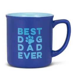 Abbott Stoneware Mug 15oz Best Dog Dad Ever - Little Painter Art | Exploring the Endless Possibilities of Art| Shop All
