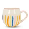 Abbott Stoneware Mug 16oz Colourful Lines - Little Painter Art | Exploring the Endless Possibilities of Art| Shop All