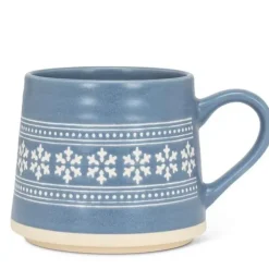 Abbott Stoneware Mug 14oz Snowflakes - Little Painter Art | Exploring the Endless Possibilities of Art| Shop All
