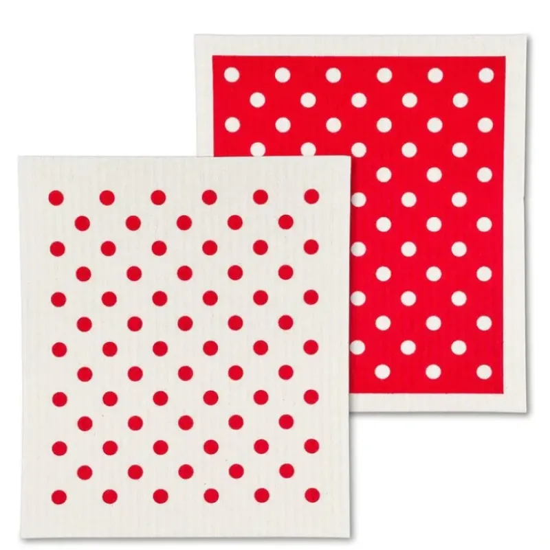 Abbott Swedish Sponge Cloth 2pk - Polka Dots - Little Painter Art | Exploring the Endless Possibilities of Art| Hot