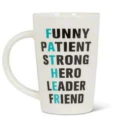 Abbott Tall Bone China Mug 14oz FATHER - Little Painter Art | Exploring the Endless Possibilities of Art| Shop All